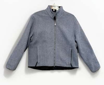 Chaqueta Woolrich Lana *Leer Defecto Bolsillos Cremallera Completa Mujer’s Mediana Ópalo Deportiva Foto 1 de 4