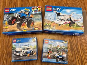 Lot - Lego City 60116, 60180, 60239, 60136 - Retired