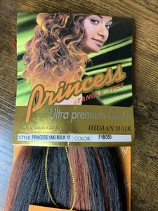 18" Human Hair Straight Yaki Bulk Micro Braid Braiding Hair - Picture 1 of 4