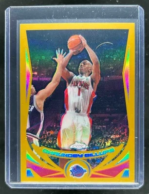 2004-05 Topps cromo Chauncey Billups refractor oro #74/99 pistones Foto 1 de 2