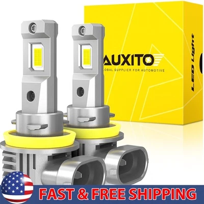 H11 H8 H9 LED High Headlight Low Beam Bulb Super Bright 6500K White 40000LM 2/4X - Image 1 of 4