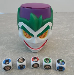 BATMAN JOKER DICE SHAKER/CUP WITH FIVE DICE, UNBRANDED, NO PACKAGING, RPG?! - Picture 1 of 4