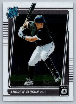 2021 Donruss Optic #116 Andrew Vaughn Chicago White Sox Free S&H - Image 1 of 2