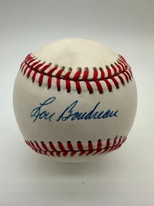 Lou Boudreau signed handsigniert Official American League Baseball JSA COA - Bild 1 von 5