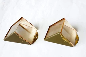 Vintage optisches Glas rechtwinkliges Prisma für Fernglas mit Dreifachprisma - Bild 1 von 10