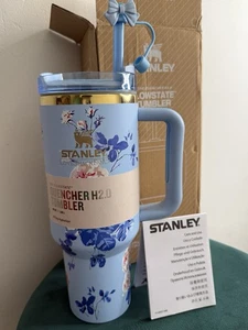Blue Mangolia LoveShackFancy X Stanley Tumbler Cup 40 oz - Picture 1 of 6