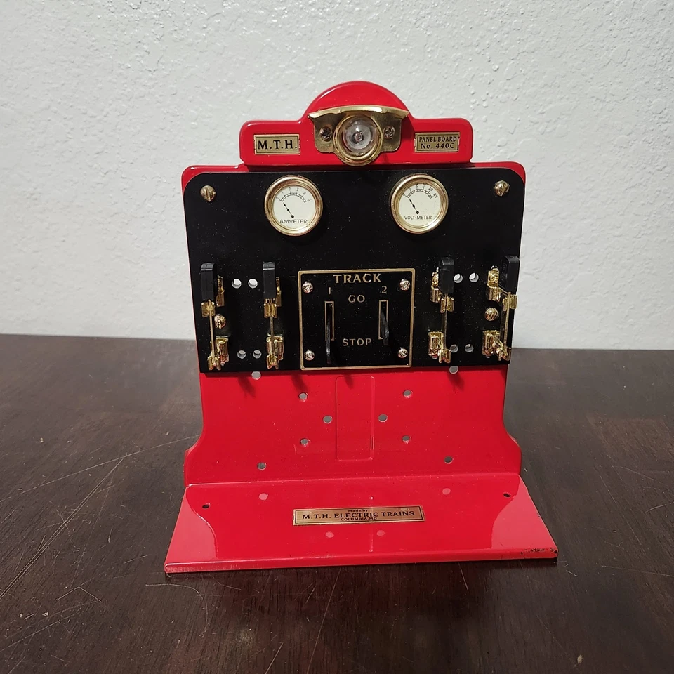 Lionel 440C Panel Board Late Colors Red Nickel Prewar O gauge signal bridge - Image 1 of 4