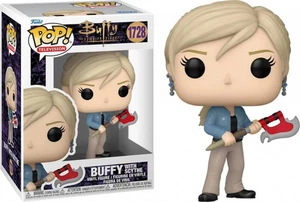 BUFFY THE VAMPIRE SLAYER BUFFY WITH SCYTHE 3.75" POP TV VINILO FIGURA FUNKO 1728 - Imagen 1 de 3