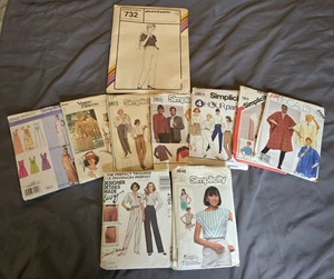 LOT OF 10 VINTAGE SEWING PATTERNS SIMPLICITY/VOGUE/McCALL'S MUST SEE!!!!! - Picture 1 of 14