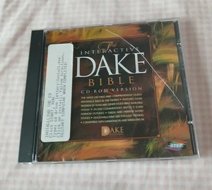 The Dake Interactive Reference Library CD-Rom Windows 95 98 Bible Software - Picture 1 of 3