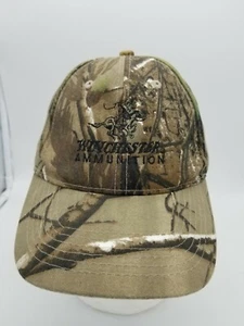 Winchester Ammunition Cowboy Horse Ranch Camo hunting Cap Hat adjustable clasp - Picture 1 of 5