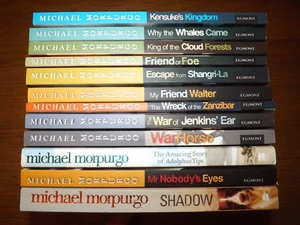 12 Michael Morpurgo Book Bundle War Horse Shadow Whales Cloud Walter Shangri-La - Imagen 1 de 5