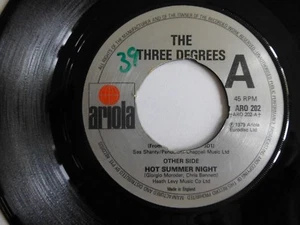 THE THREE DEGREES - MY SIMPLE HEART 1979 VINYL SINGLE. ARO 202. - Picture 1 of 2