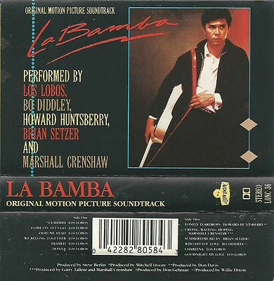 La Bamba Original Motion Picture Soundtrack CASSETTE LONC36 Los Lobos Bo Diddley - Image 1 of 4