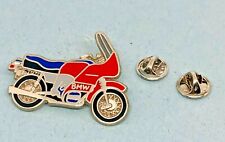 BMW Pin Motorcycle R Silver Red Blue - Dimensions 43x32mm