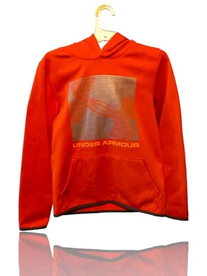 Under Armour Hoodie Youth Large Excellent Condition, Orange. NS-11 - Image 1 of 4