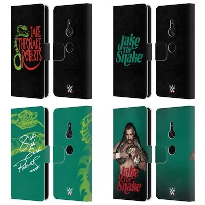 FUNDA BILLETERA LIBRO CUERO OFICIAL WWE JAKE LA SERPIENTE ROBERTS PARA TELÉFONOS SONY 1 Foto 1 de 4