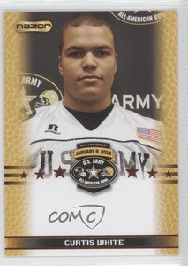 2010 Razor US Army All-American Bowl Promos Curtis White Curtis Whitley