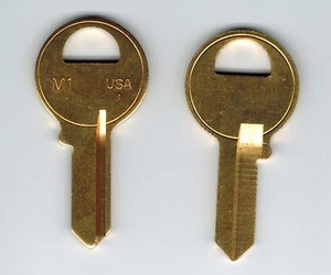 Master Lock M1 Blank Brass Padlock Key Blank X2 - Picture 1 of 1