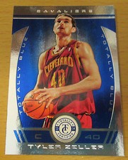 2013-14 PANINI TOTALLY CERTIFIED BLUE #/49 TYLER ZELLER CLEVELAND CAVALIERS CAVS