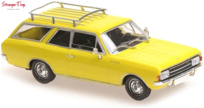 MiniChamps Opel Rekord C Caravan - 1969 - Yellow 1:43 Scale - Image 1 of 3