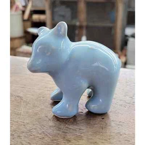 Shawnee Pottery Miniature Bear Blue - Picture 1 of 6