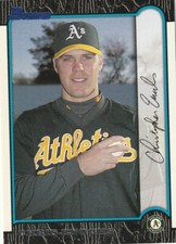 FREE SHIPPING-MINT-1999 Bowman Chris Enochs #204 A'S