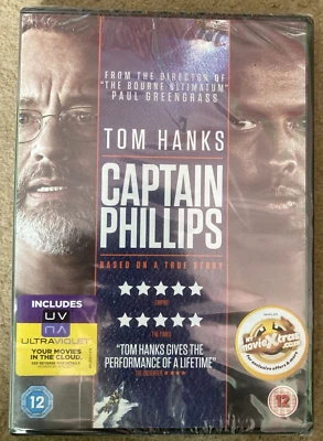 Captain Phillips Dvd-NEW-True tense hijack thriller in dolby 5.1 widescreen - Image 1 of 2