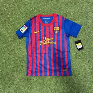 Nike FC Barcelona Home Youth Soccer Jersey 11/12 - Picture 1 of 8