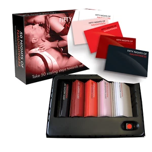 Fifty Nights of Naughtiness Adult Game - Sensual, Erotic and Kinky Couples Game - Picture 1 of 4