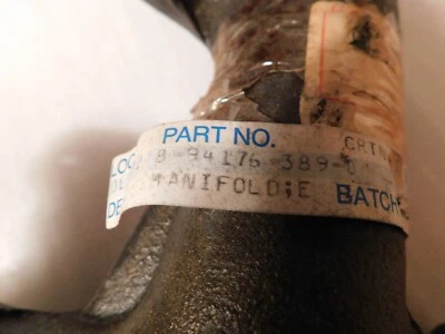 8-94176-389-0 1986 ISUZU I-MARK COLECTOR DE ESCAPE Foto 1 de 3