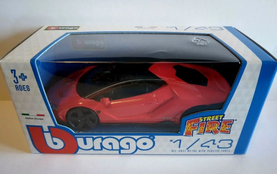 LAMBORGHINI - CENTENARIO - BURAGO - ESCALA 1/43 STREET FIRE - Imagen 1 de 1