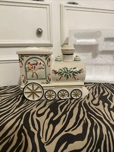 Lenox Holiday Christmas Santa Train Cookie Jar - Picture 1 of 11