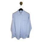 Armani Collezion Light Blue Long sleeve shirt mens size Large