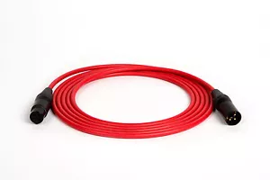 CANARE RED QUAD MICROPHONE MIC CABLE NEUTRCK XLR 6 FT. - Picture 1 of 3