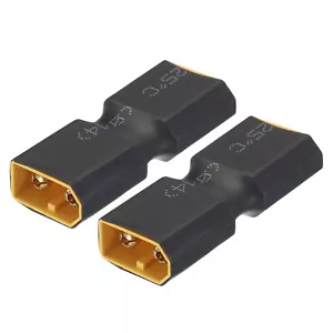 2pcs XT60 Male to Male Connector Adapter for RC, RC LiPo Battery Converter - Afbeelding 1 van 6