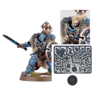40k Warhammer NEW Space Wolves Battle Leader Single Figure On Sprue #2 bg - Picture 1 of 4