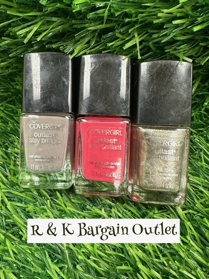 3 混合 COVERGIRL Outlast Stay 辉煌指甲光泽波兰 165 Tickled 粉红色 ,235 — 第 1/1 张图片