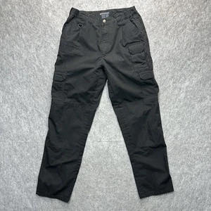 5.11 Taclite Pro Ripstop Cargo Pants Mens 32x32(30) Black Stretch Waist Gusseted - Picture 1 of 10