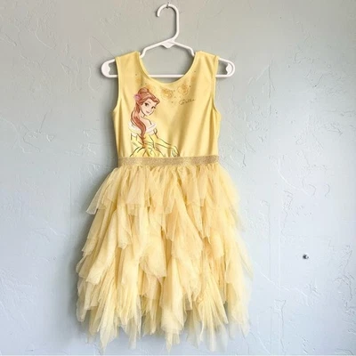 Disney | Belle Yellow Tulle Dress Costume Girl Size 4T EUC Beauty & The Beast - Image 1 of 4