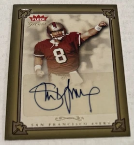Steve Young 49ers HOF 2004 Fleer Greats GBA-SY Certified Auto Autograph - Picture 1 of 2