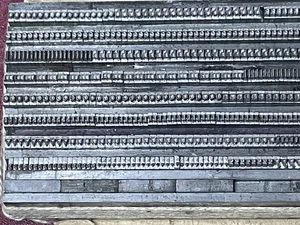 ANTIQUE 6pt CASLON OLD STYLE BARNHART BROS. & SPINDLER circa early 1900s - Picture 1 of 12