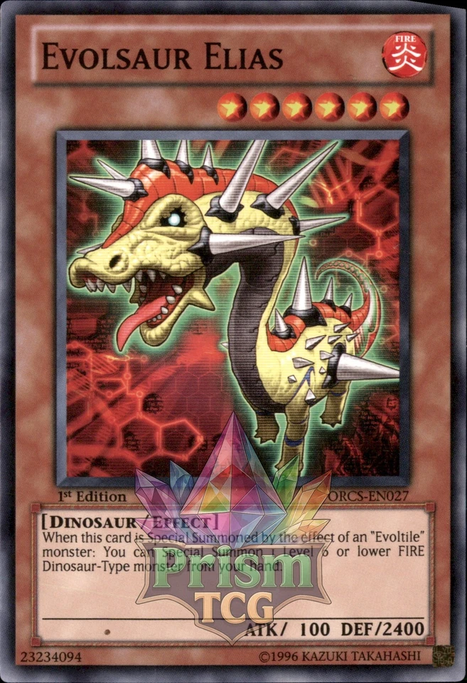 1st Ed Evolsaur Elias ORCS-EN027 Yugioh - Image 1 of 1