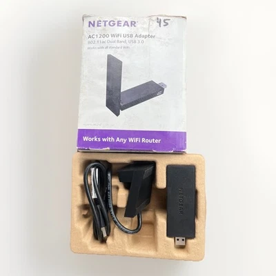 NETGEAR AC1200 USB 3.0 Wi-Fi Adapter - A6210 (New, Open Box) - Image 1 of 4