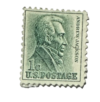 Scott 1209a (tagged) - 1c Andrew Jackson, US President- MNH- Unused Mint Stamp - Image 1 of 4