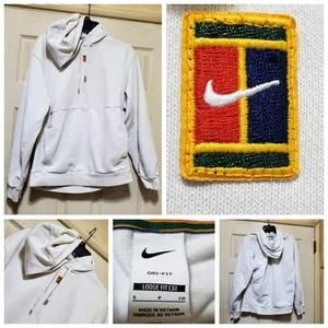 Nike Hoodie Mens Small Tennis Court Pullover Jumper Center Swoosh Logo DA5711 - Picture 1 of 15