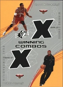 Combos ganadores SPx 2002-03 #SADJ Shareef Abdur-Rahim/DerMarr Johnson - casi nuevo-como nuevo - Imagen 1 de 2