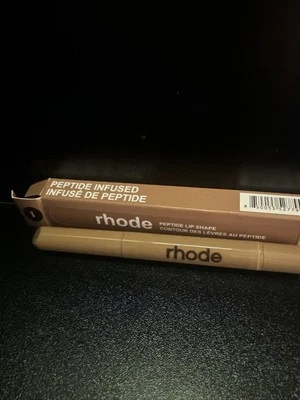 New Rhode Peptide Lip Shape In Spin (Rich Plum Brown) In Box 100% Authentic - Image 1 of 3