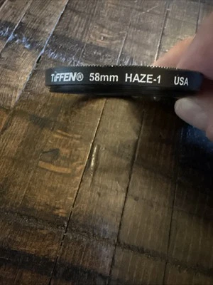 TIFFEN  58mm HAZE-1 Filter Made In U.S.A. Very Good Condition - Image 1 of 4