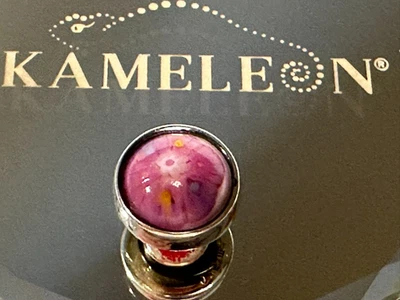 Auténtico Kameleon Jewel Pop Garden of Love KJP517 cristal de Murano rosa Foto 1 de 4